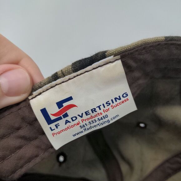 Labor Finders Slideback Hat Camo OSFM Embroidered Realtree Hardwoods - Picture 7 of 8